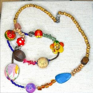 Large beaded necklace